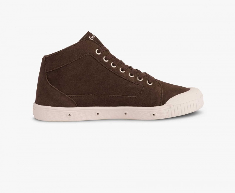 Basket Spring Court M2 Silky Daim Taupe Homme | GJH-87065496